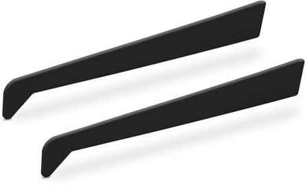 225mm Profile 22 Window Sill End Caps (Pair) - Black
