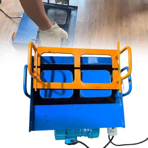 XNZJHPP Electric Hollow Making Maker Machine, Concrete Block Maker, 45s Fast Forming, 30 Bricks/H, Vibration Frequency 212 Times/Min, Customizable Molds