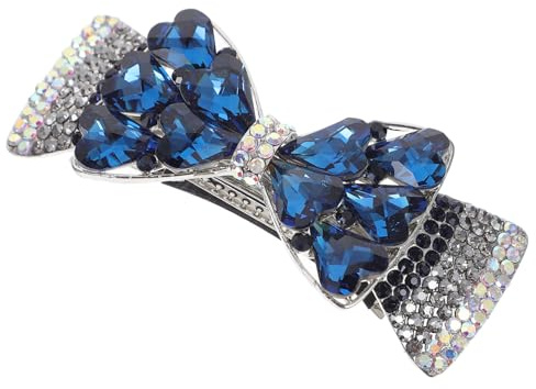 WOFASHPURET Rhinestone Haarklammer Metall Haarschmuck Damen Glitzer Strasssteine Eleganter Haarclip für Alltag und Festliche Anlässe Langlebig Modisch Zuverlässiges Haartool für Stilvolle