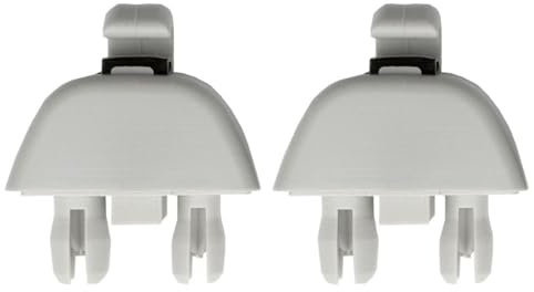 Sun Visor Clip for VW Polo UP! Passat 2012-2015, 2Pcs Sun Visor Hanger Interior Clip Holder Hook Clip Bracket 6R0857561Y20,gray