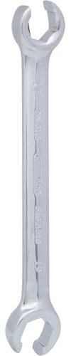 CHROMEplus Open double ring spanner, offset, 17x19mm