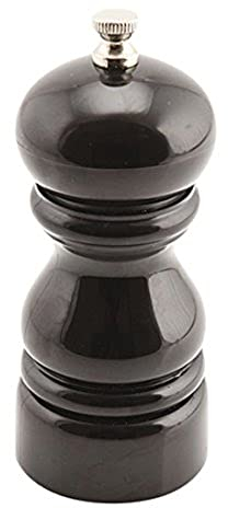 Genware NEV-SPBLK12 Salt/Pepper Grinder, 12.7 cm, Black