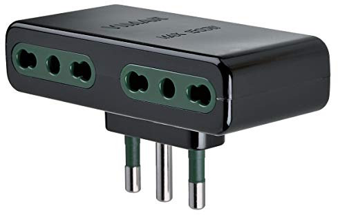VIMAR Adattatore Multiplo S17+4p17/11 Nero