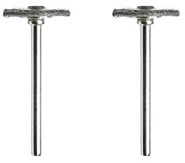 Dremel 428 Carbon Steel Brush Accessory Set, 2 Brushes (19 mm) for Cleaning and Removing Rust of Metal Materials