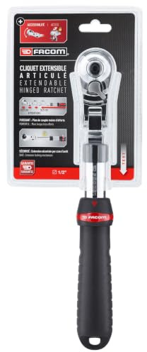 Facom SXL.171PB Ratsche, 1/2 Zoll, wasserdicht, hohe Leistung, 2-in-1-Griff, ausziehbar, mit flexiblem Verriegelungskopf