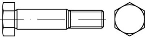 DIN 609 8.8 Sechskant-Passschrauben mit langem Gewindezapfen - Abmessung: M12x70 (25 Stück)
