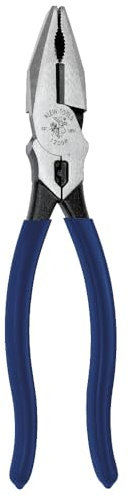 Klein Tools 12098 - Pinze combinate, 219 mm, colore: Blu/Argento