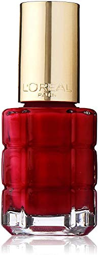 L'Oréal Paris Color Riche Le Vernis Nagellack mit Öl in Rot/Pflegender Farblack in Rotbraun mit Glanz-Effekt /# 554 Carmin Parisien / 1 x 14ml