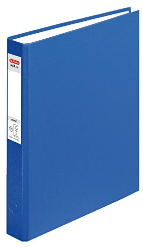 herlitz Ringbuch maX.file pRotect A5, 1 styck, 2-ringars kombimekanik, 25 mm fyllhöjd, blå