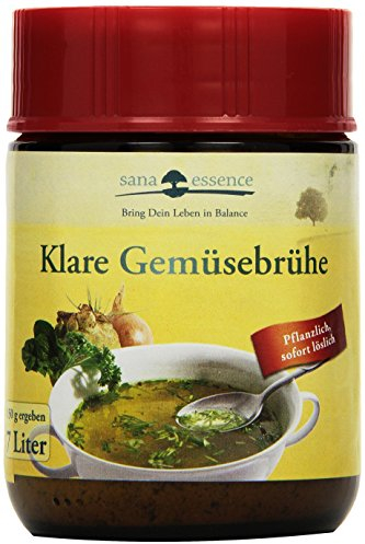 Sana Essence Klare Gemüsebrühe, 6 x 150g