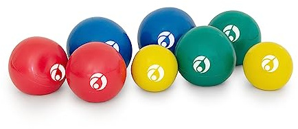 AFH Webshop 8er Spar Set | Therapie Gewichtsball | Sportball | Gymnastikball | mit Sandfüllung | je 2 x 0,5kg, 1,0kg, 1,5kg und 2,0 kg