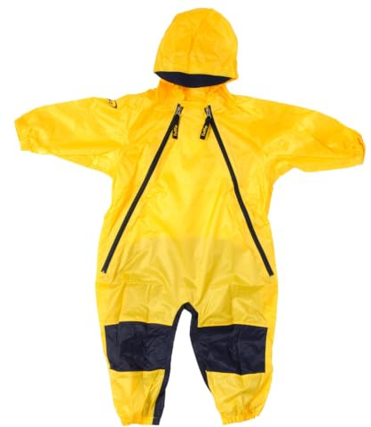 Tuffo Unisex Baby Muddy Buddy Coverall, Yellow, 2T