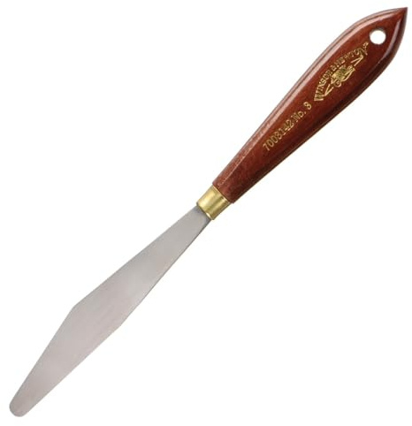 Winsor & Newton smal målningskniv, 7003142, No.3, perfekt för oljemålning och akrylmålning