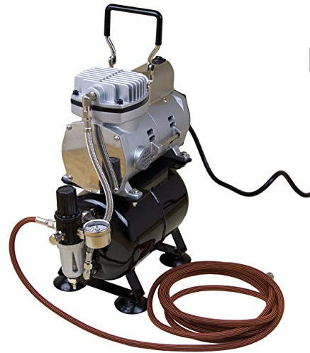 Kompressor Airbrush Sparmax TC-610H-n mit Tank Druckluft Kompressoren