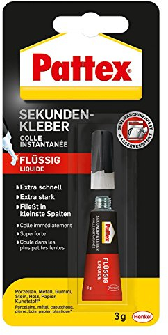 Pattex PSK1C Sekundenkleber flüssig 3g (3 Tuben)