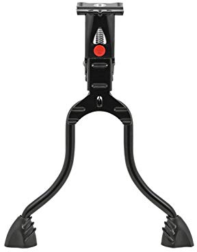 Hebie Unisex – Erwachsene REX Zweibeinständer, schwarz, 29cm