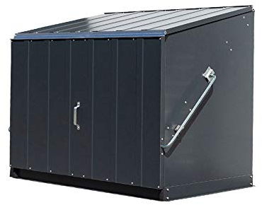 Trimetals Metall Gerätebox Fahrradgarage Stowaway | Anthrazit | 88x136x112 cm