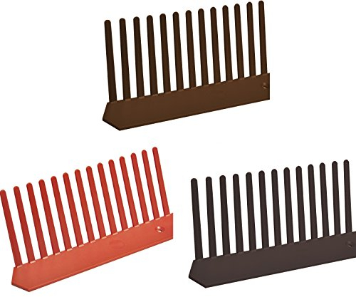 Traufenlüftungskamm - Universal Kunststoff, 55mm x 1m, Farbe Ziegelrot, 10 meter Pack