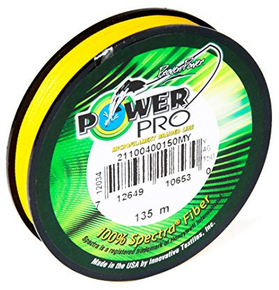 Power Pro - Tresse 135M 0,08mm 4Kg Yellow - Ppbi13508Y - Pp64Y13508