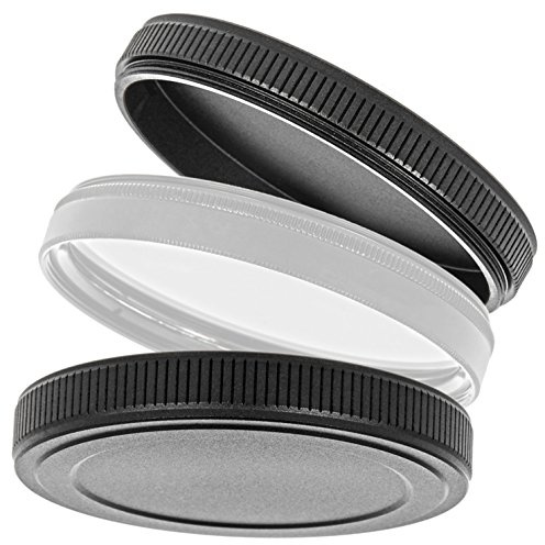 Impulsfoto Aluminium Filter-Schutzdeckel/Schraub-Filterkappen Fuer 62mm Filter