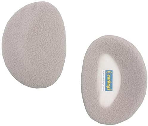 Earbags Ohrenwärmer Standard, hellgrau, M, earbags Fleece