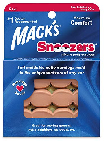 Mack's Snoozers Ear Plugs (6 Pair) - Beige