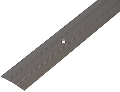 Alberts 476311 Övergångsprofil | med två spår | aluminium, bronsfärgad anodisering | 900 x 38 mm