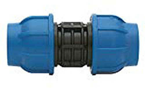 Raccordo Compressione Pp Pn16 - 20 X 20 - Raccordo Tubi Polietilene Manicotto