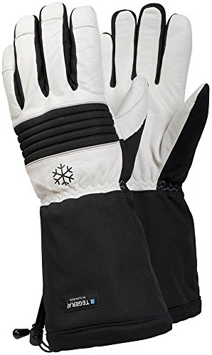 Ejendals Lederhandschuh Tegera 595, Größe 10, 1 Stück, schwarz/weiß, 595-10