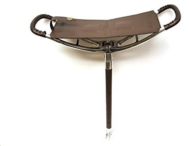 StarlingUKPK Bâton de marche de chasse, marron, idéal pour la chasse, la pêche ou la marche, hauteur réglable 50,8-71,1 cm, bâton de 66-86,4 cm, charge jusqu'à 130 kg
