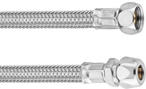 Cornat Flexibler Verbindungsschlauch – 150 mm – 3/8 Zoll IG – Ø 10 mm | Hochwertige Edelstahl-Umflechtung – Anschlussschlauch für Armaturen – Flexschlauch als Armaturenschlauch geeignet