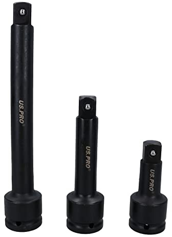 3PC 3/4 Drive Impact Extension Bar Set 4-6 100-255mm Truck HGV Heavy Duty