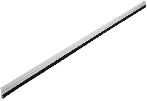 Türdichtung/Türdichtschiene mit Bürste, weiß, 98 cm (für normale Böden)