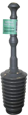 Buffalo Concertina Plunger ideal for Kitchen Sink Bath Toilet WC Unblock Drain blocked block cleaner sucker shower bathroom remover (Toilet WC)