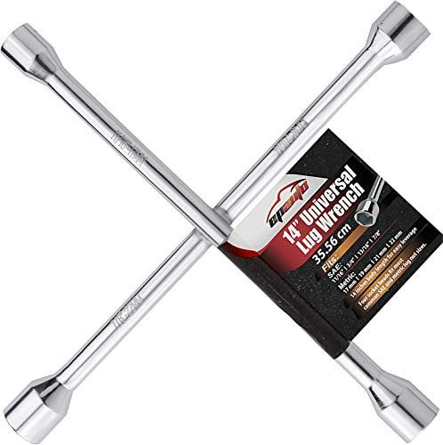 EPAuto 35,6 cm resistente universale chiave a croce, croce, vie