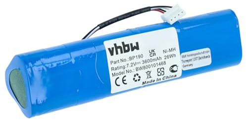 vhbw batteria compatibile con Fluke Scopemeter 192, 192B, 196, 196B, 196C, 199, 199B oscilloscopio, dispositivo di misurazione (3600mAh, 7,2V, NiMH)
