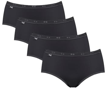 Sloggi Femme Slip, Noir, 44