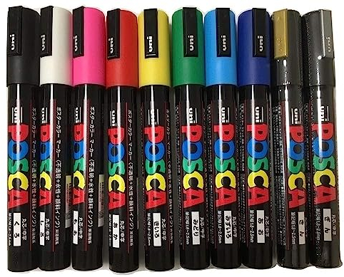 posca Colouring PC-5M Marker, 10 Stück