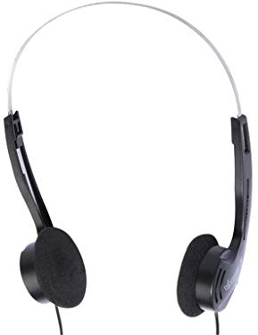 Vivanco SR 3030 Stereo Bügelkopfhörer (101dB, 3,5mm Klinkenstecker, 1,1m) schwarz