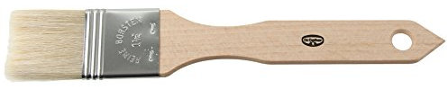 Dr.Oetker Classical Range of Kitchen Tools Pennello per Pasticceria con Manico setole Naturali (Colore Argento), quantità: 1 Pezzo, Marrone Legno, 20,5 cm