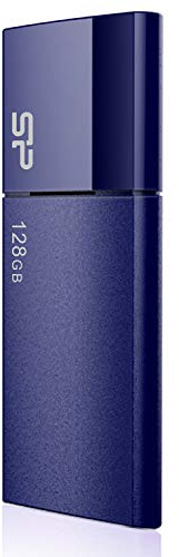 Silicon Power Blaze B05 - Memoria USB 3.0 de 128 GB, retráctil, color azul marino