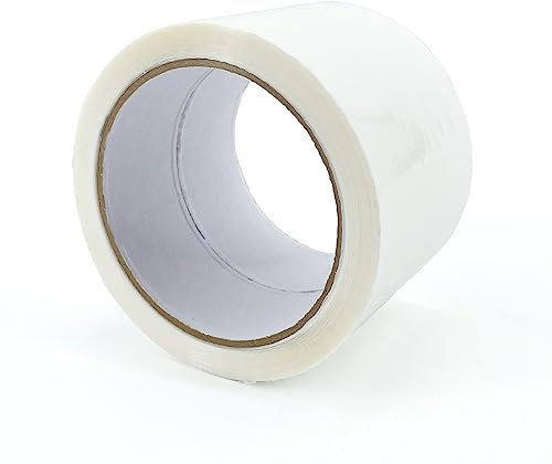 IMBALLAGGI 2000 - Nastro Adesivo Pacchi Bianco in Polipropilene 36 Pz 7.5cm x 66mt x 76mm, Nastro Imballaggio per Scatole, Cartoni e Scatoloni per Trasloco e Spedizioni, Resistente Strappo Silenzioso