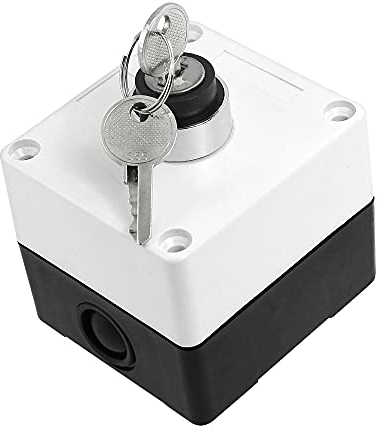 sourcing map On/Off/On 3 Positions 4 Terminals 2NO Key lock Rotary Switch Station