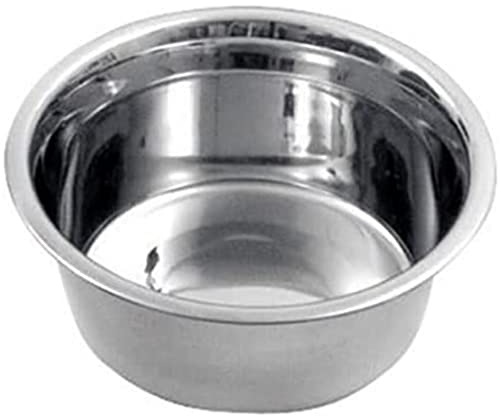Kerbl 83414 Chien Gamelle Inox 21 x 21 x 7cm-1800 ml, Argent