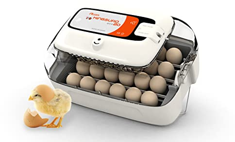 Rcom Premium Geflügelbrüter King Suro Max 20, Inkubator,Brutkasten,Brutapparat,Brutgerät,Brutautomat,Brüter,Brutschrank,Incubator,Brutmaschine