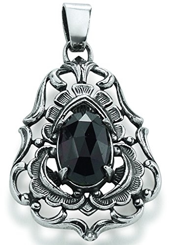 Tom Hill 21.9702 Damen Anhänger Sterling-Silber 925 Trachtenschmuck Rot Granat