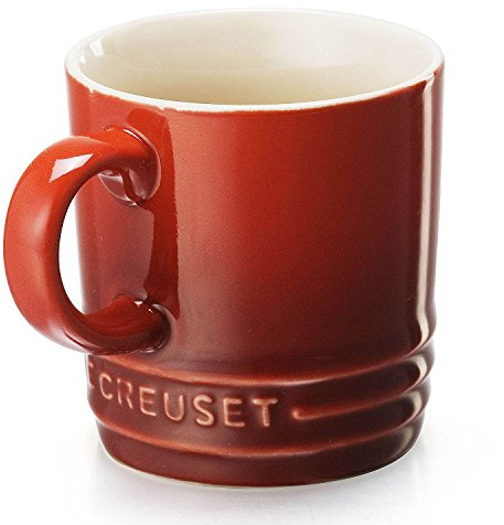 Le Creuset Stoneware Espresso Mug, 3 oz., Cerise