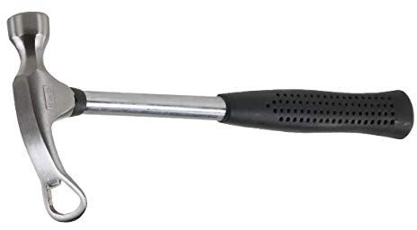 kwb Marteau de fête avec ouvre-bouteille, lève-capsule, idéal comme cadeau pour les hommes, avec poignée en caoutchouc