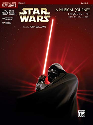 STAR WARS - EPISODES 1-6 - INSTRUMENTAL SOLOS - arrangiert für Klarinette - mit Online Audio [Noten / Sheetmusic] Komponist: WILLIAMS JOHN