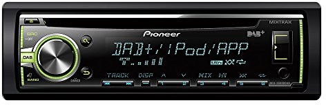 Pioneer DEH-X6800DAB - CD-Tuner mit DAB+ Tuner, USB, Aux-In, iPod/iPhone-Direktsteuerung und MIXTRAX EZ